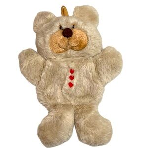 Vintage 1983 Hallmark Card Holder Christmas Stocking Plush‎ Teddy Bear